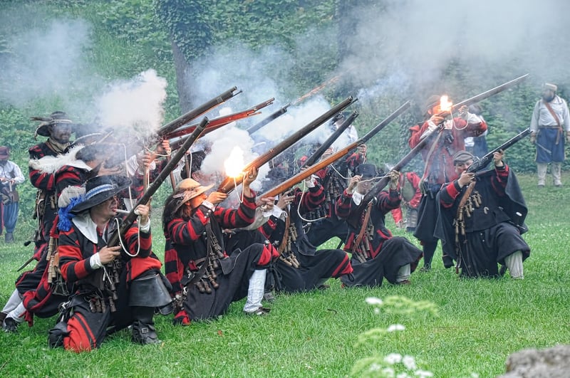 Medieval Battle Scene